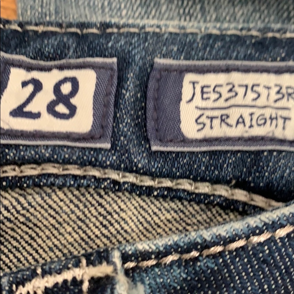Miss Me straight cut jeans size 28